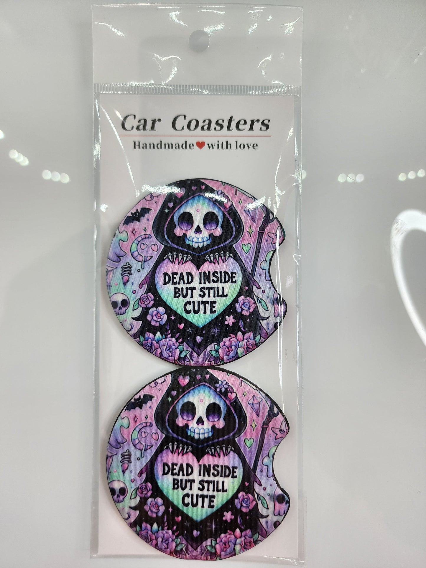Car Coaster- Dead Inside but Cute