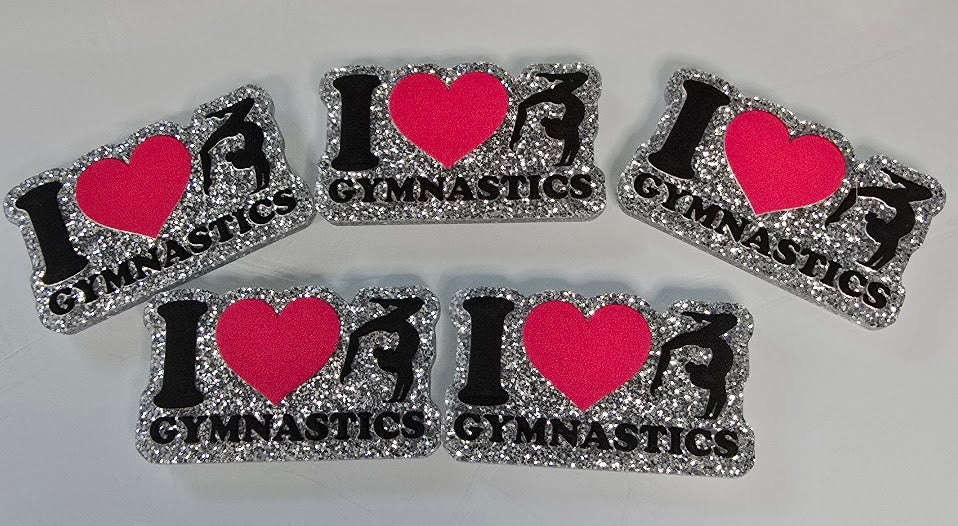 I Heart Gymnastics Magnet