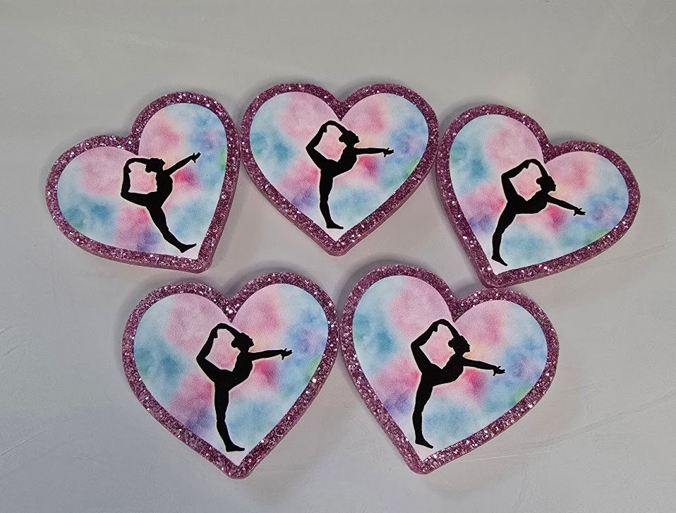 Heart Gymnastics Magnet