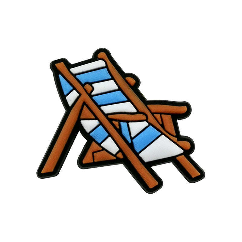 Beach Chair Shoe Charm