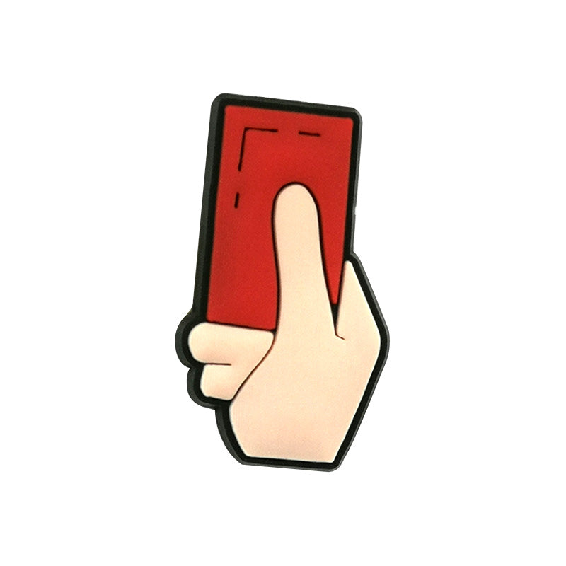 Shoe Charms - Red Card