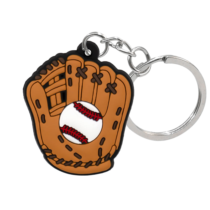 Charm Keychains- Baseball Mit and Ball