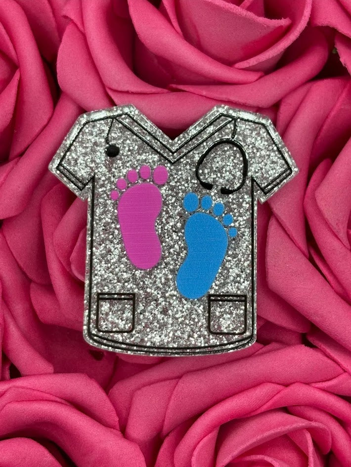 Acrylic Bogg Bag Charms - Nurse