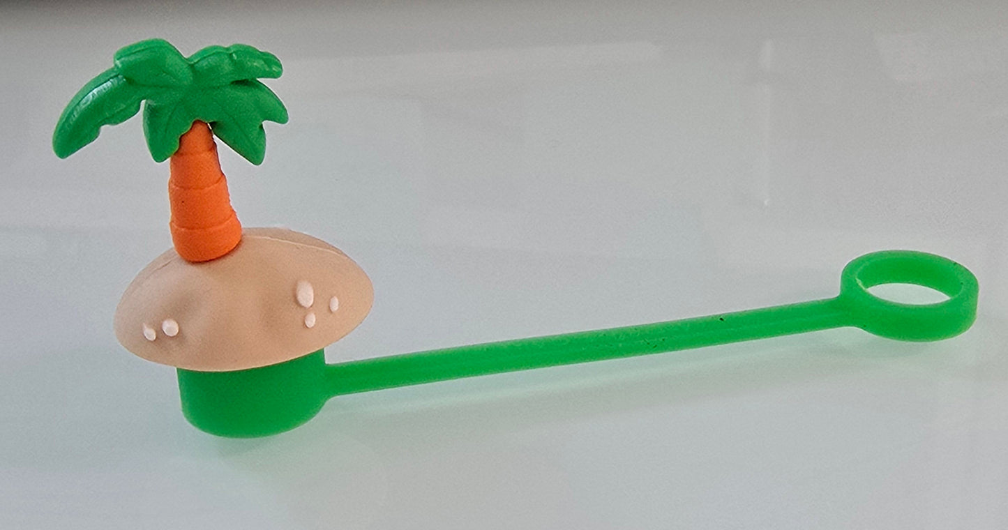 3D Straw Toppers- Palm Tree š“