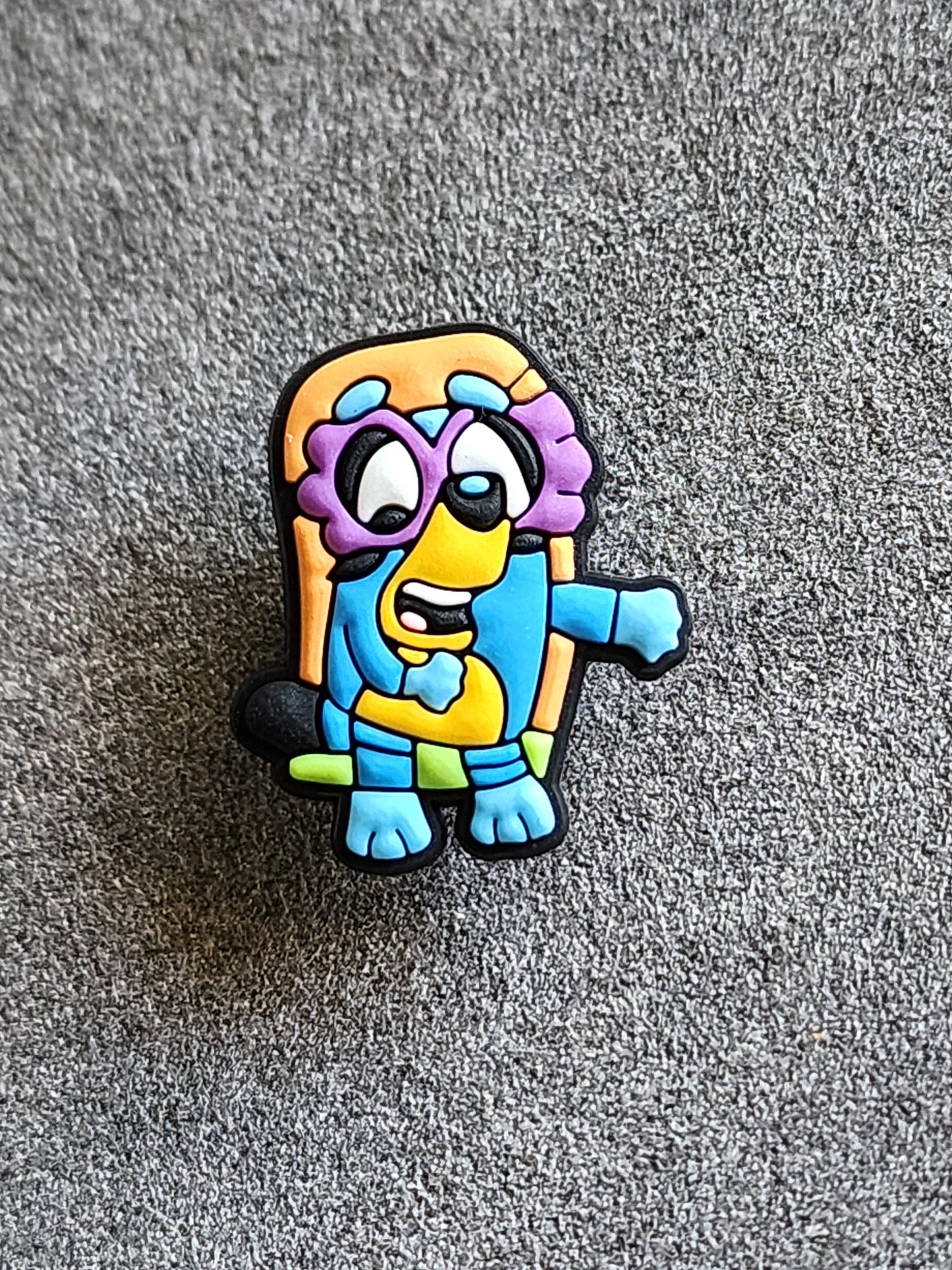 Blue Dog Shoe Charms