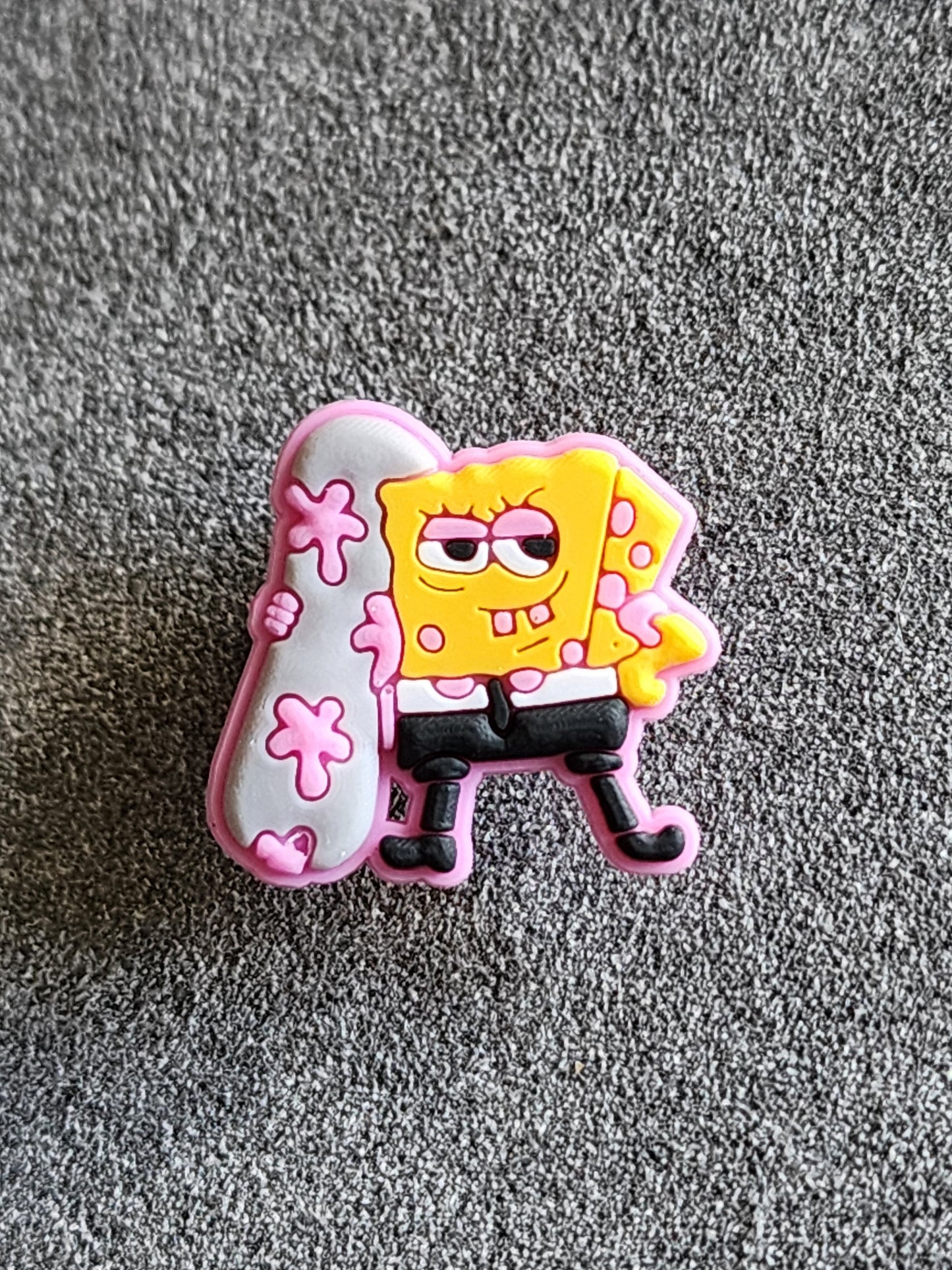 Mr. Yellow Square Pants Shoe Charms