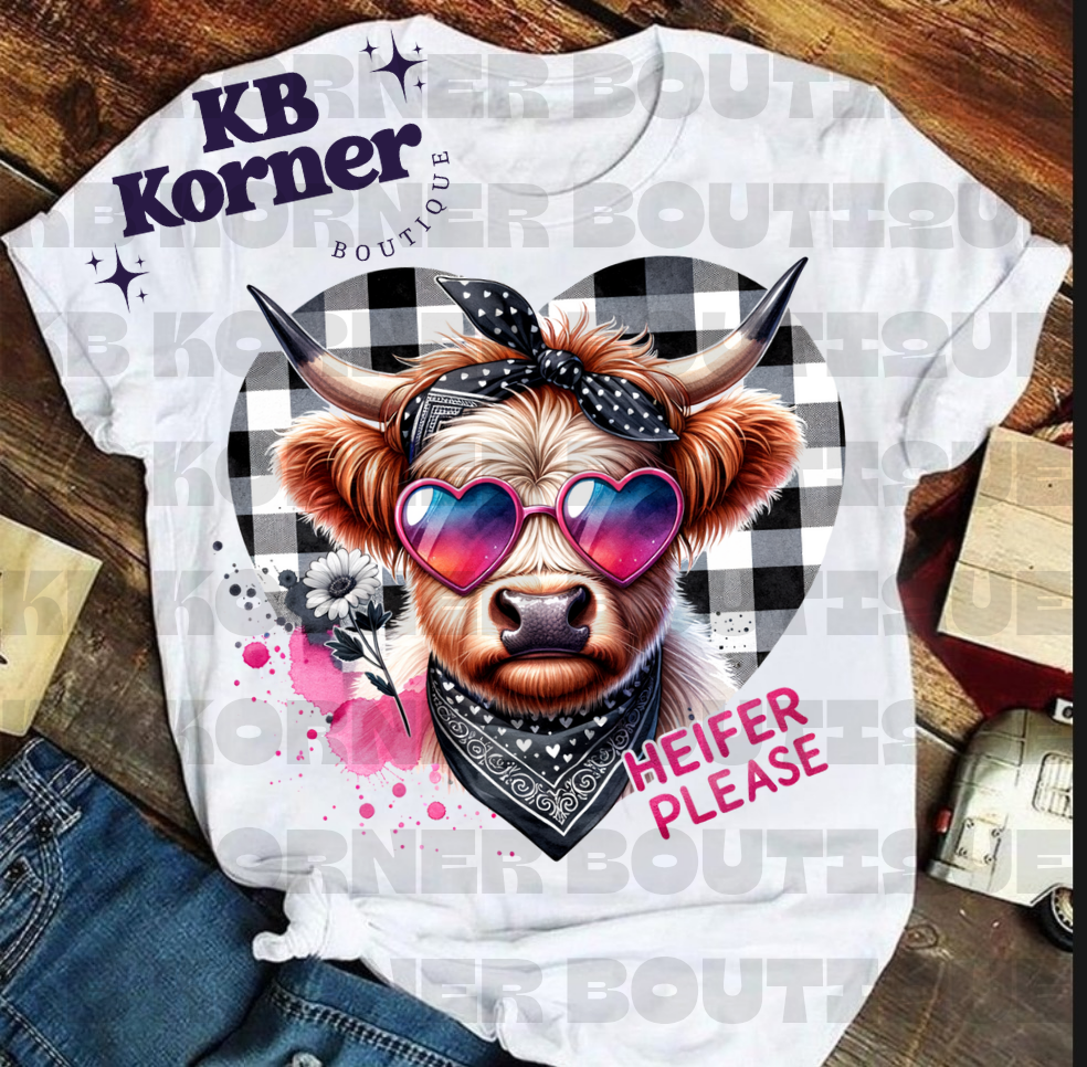 Graphic Tee-Heifer Please