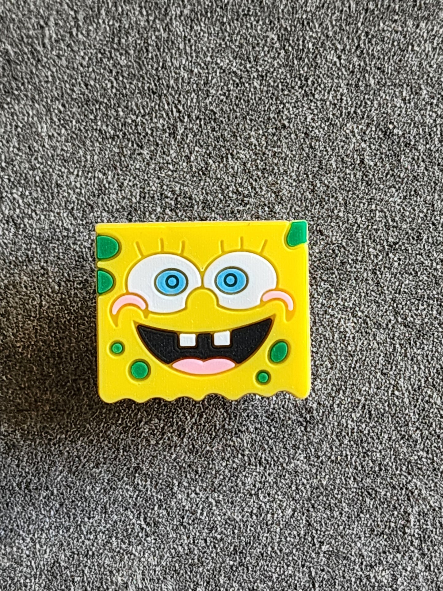Mr. Yellow Square Pants Shoe Charms