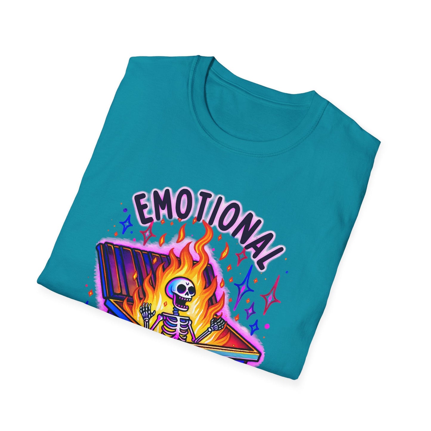 Emotional Dumpster Fire Unisex Softstyle T-Shirt