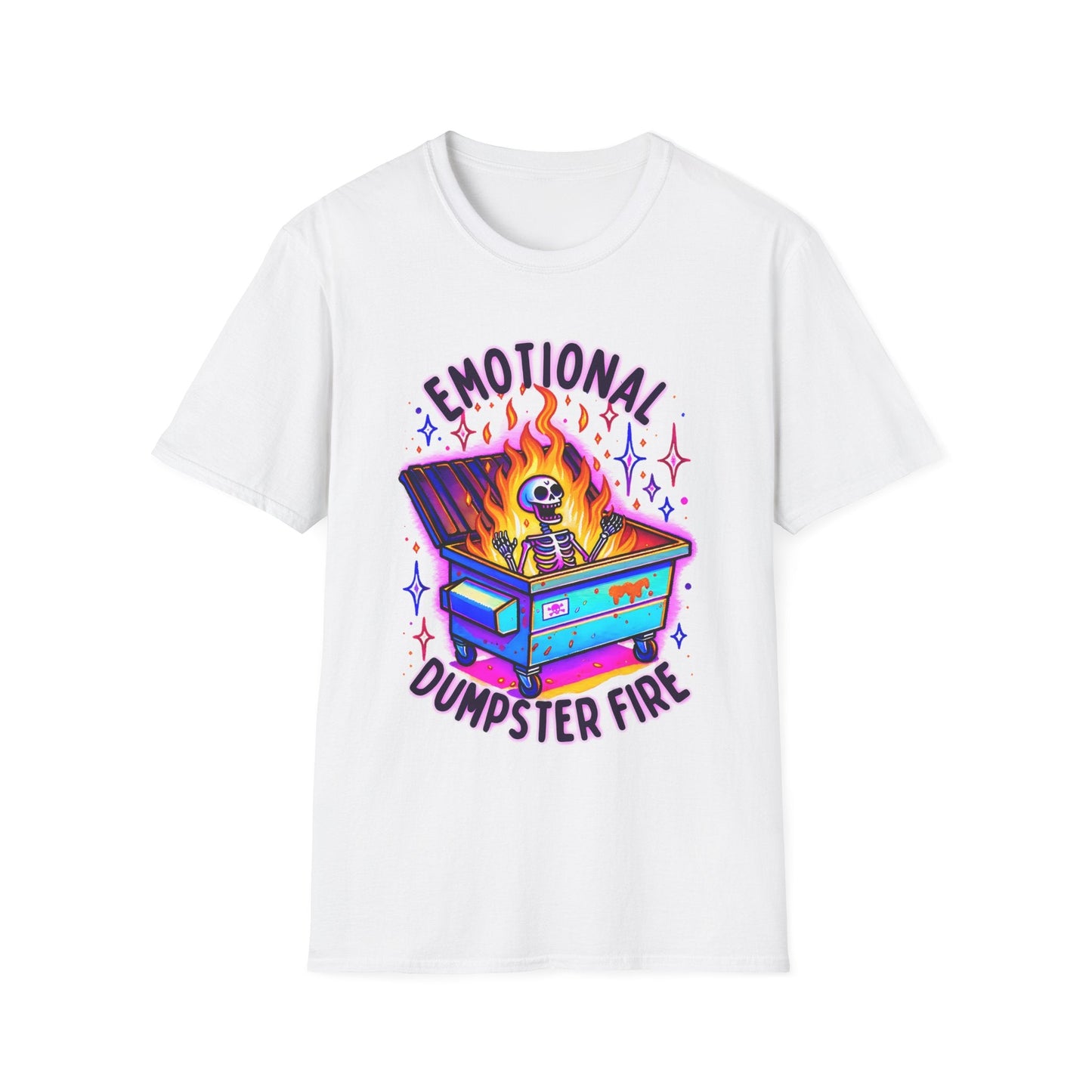 Emotional Dumpster Fire Unisex Softstyle T-Shirt