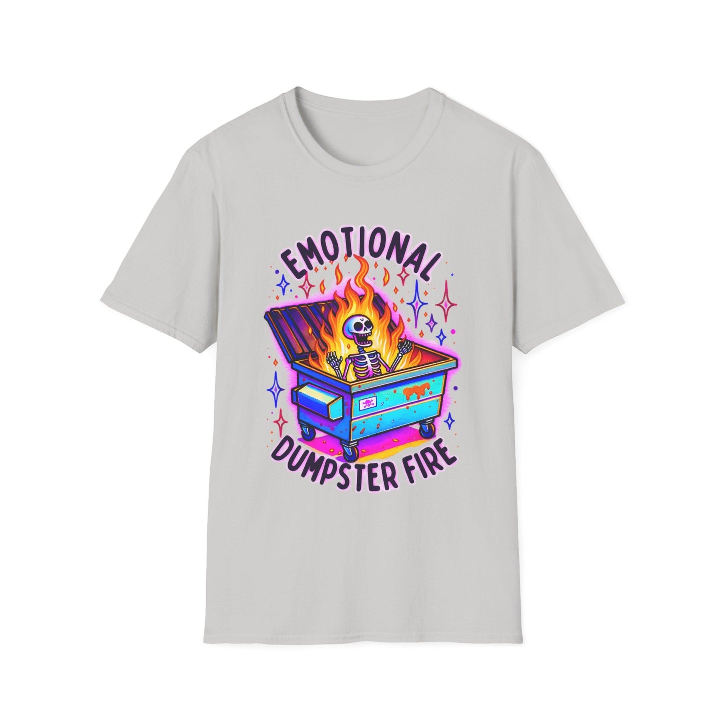 Emotional Dumpster Fire Unisex Softstyle T-Shirt
