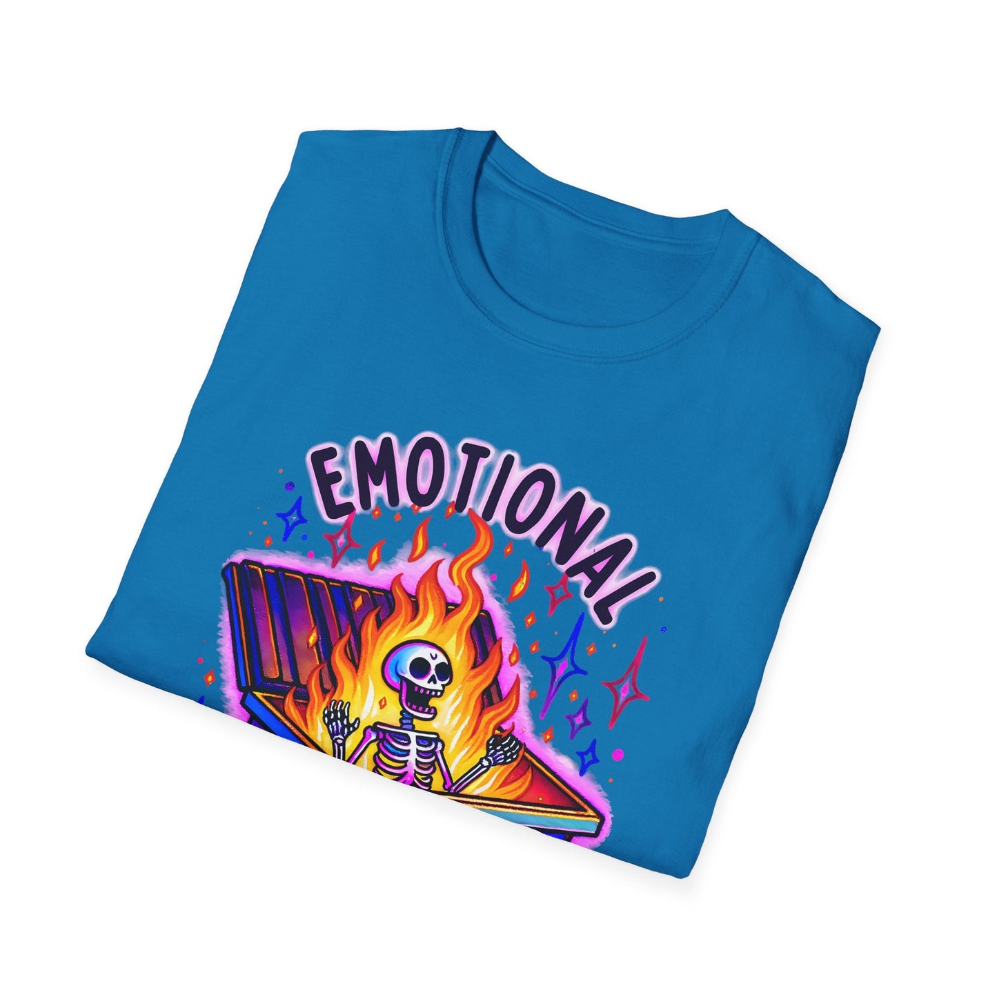 Emotional Dumpster Fire Unisex Softstyle T-Shirt