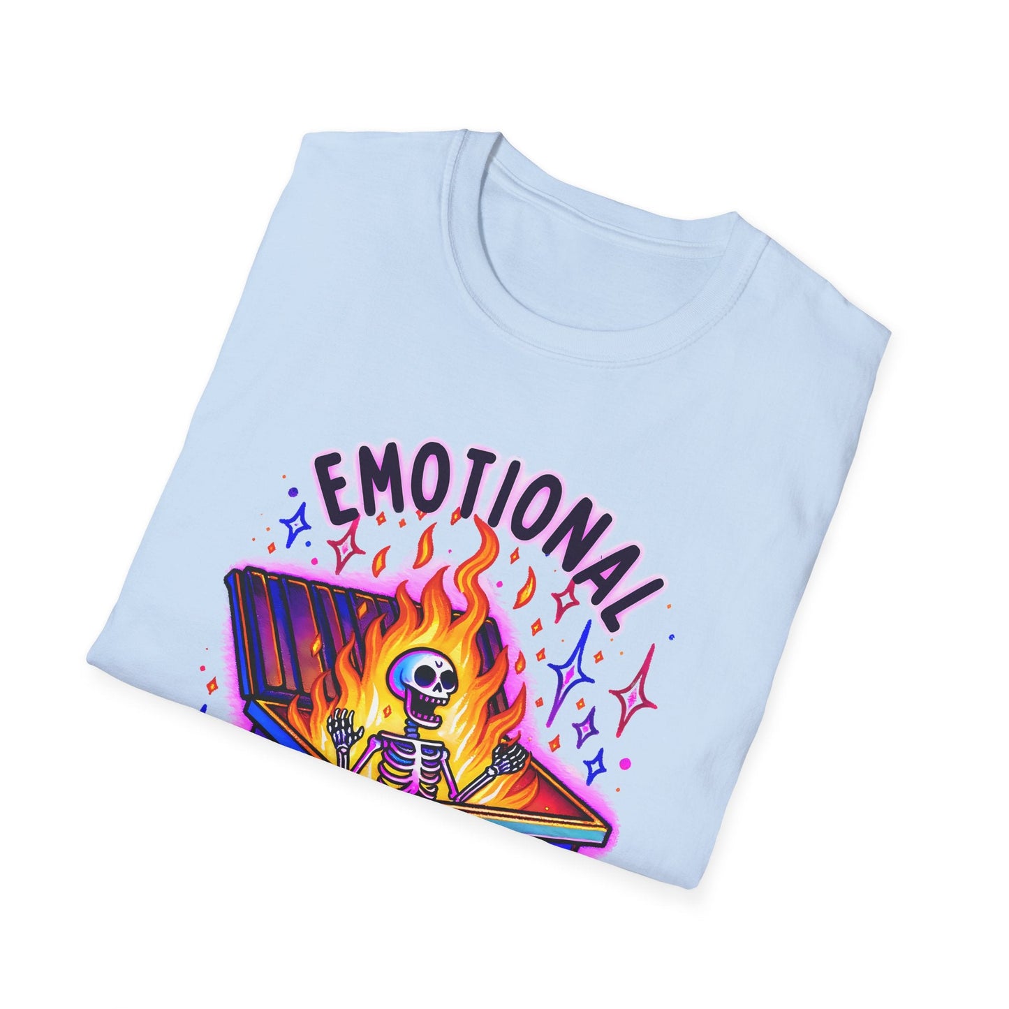Emotional Dumpster Fire Unisex Softstyle T-Shirt