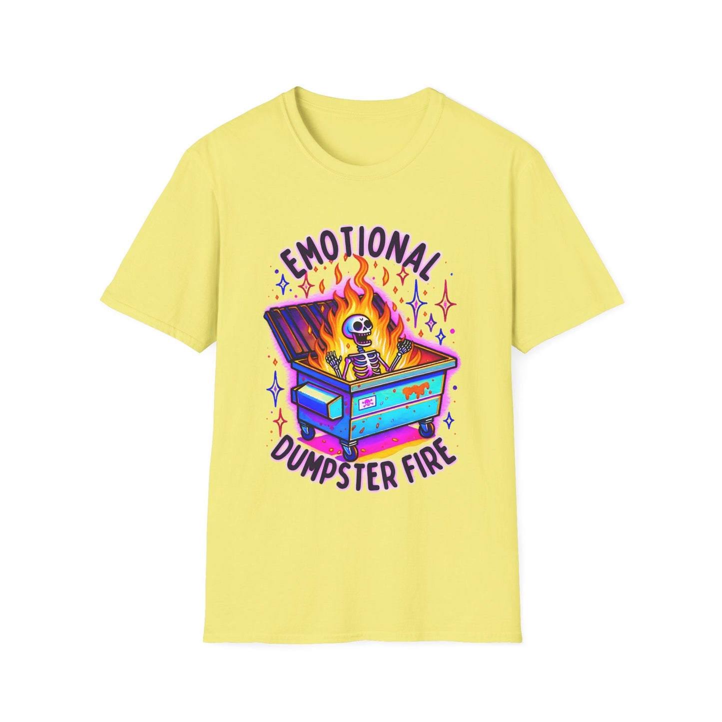Emotional Dumpster Fire Unisex Softstyle T-Shirt