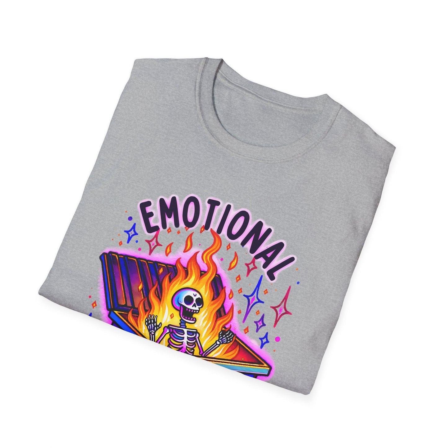 Emotional Dumpster Fire Unisex Softstyle T-Shirt