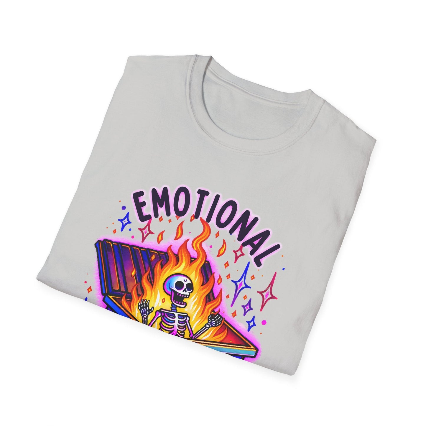 Emotional Dumpster Fire Unisex Softstyle T-Shirt