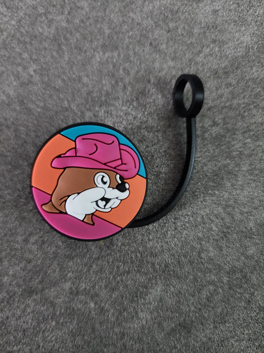 Straw Toppers-Buc-ee's Pink Cowboy Hat