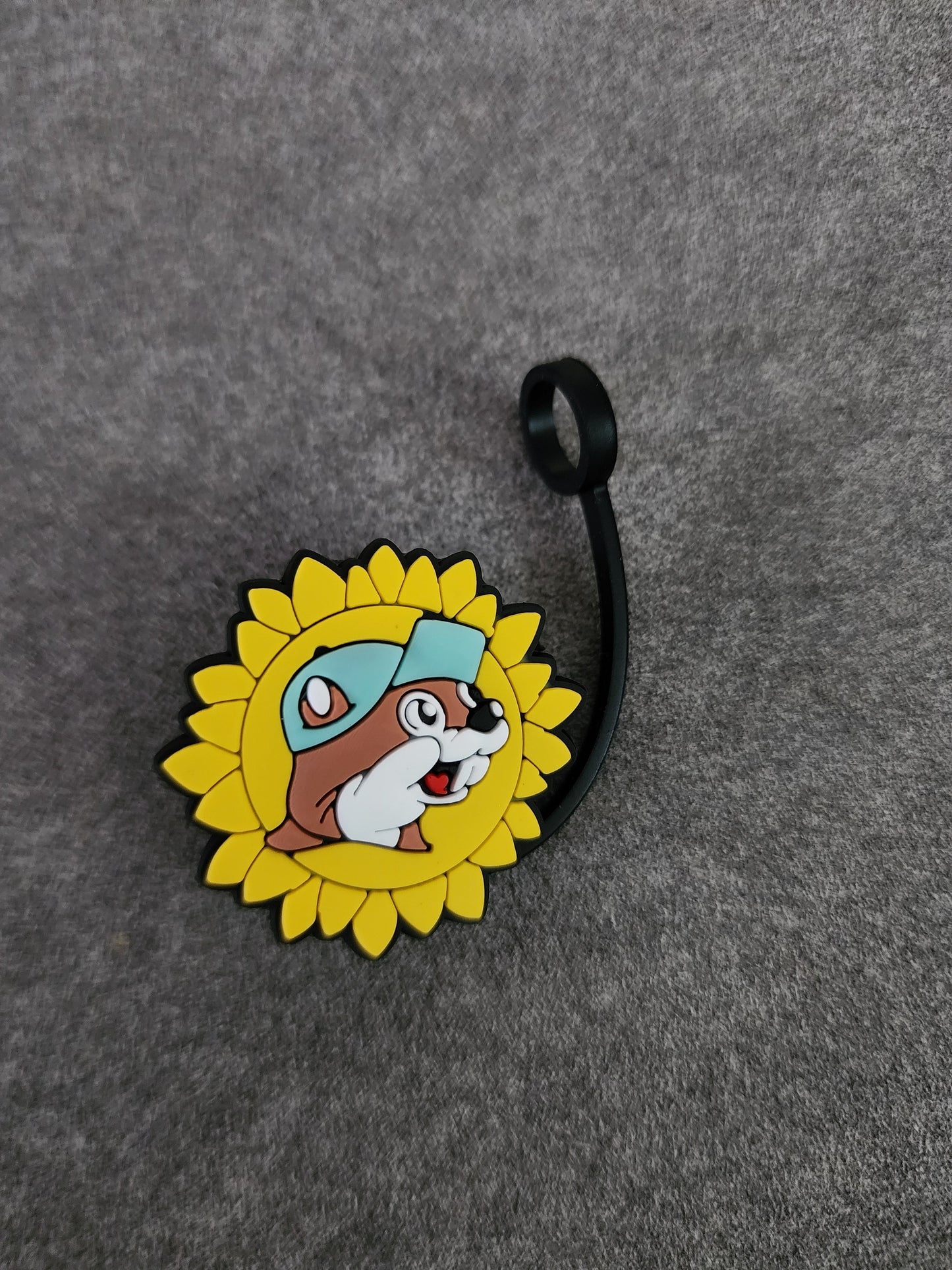 Straw Toppers-Buc-ee's Sunflower