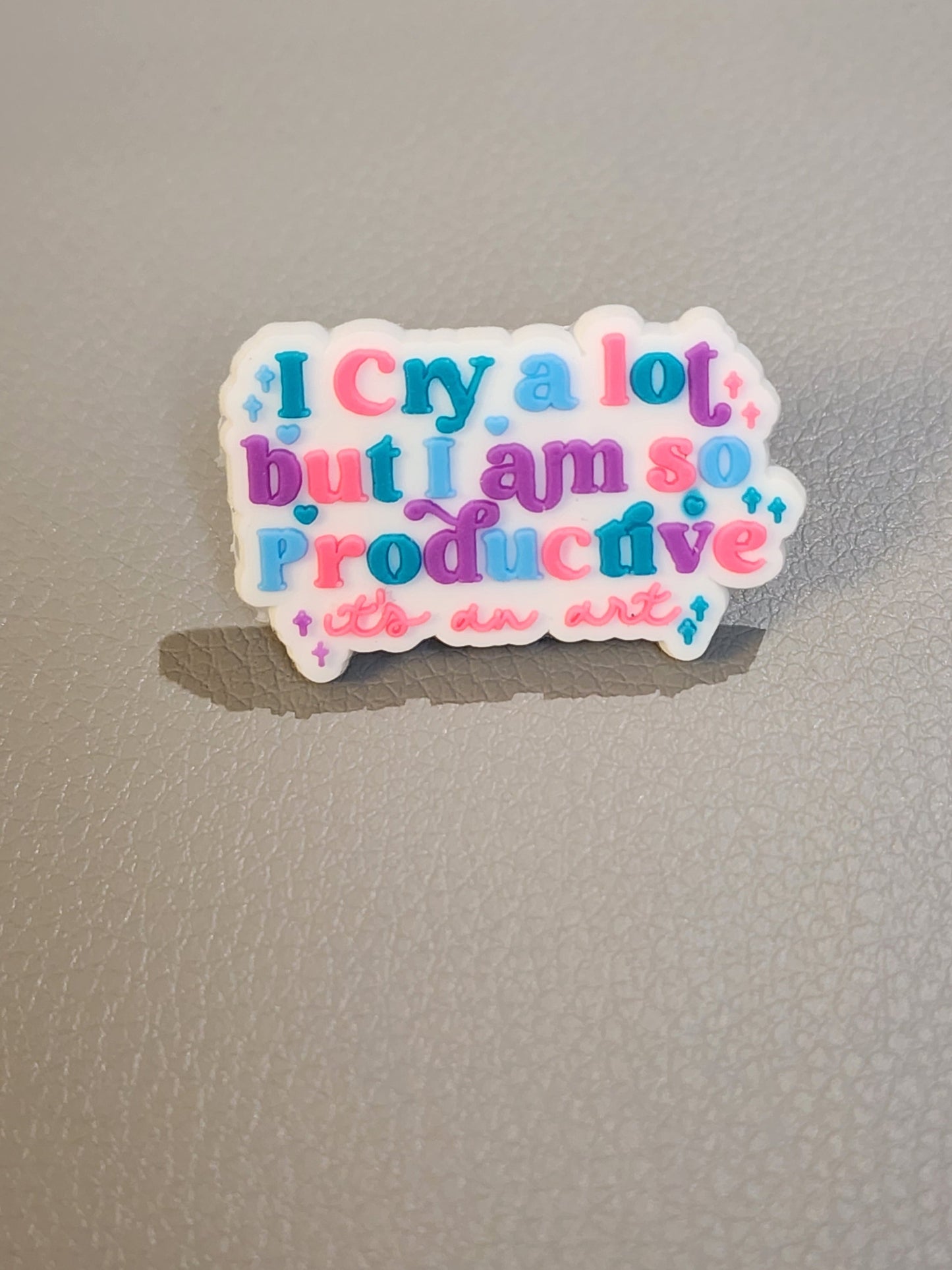 Taylor Swift "I Cry A lot But I am so productive" Croc Charm