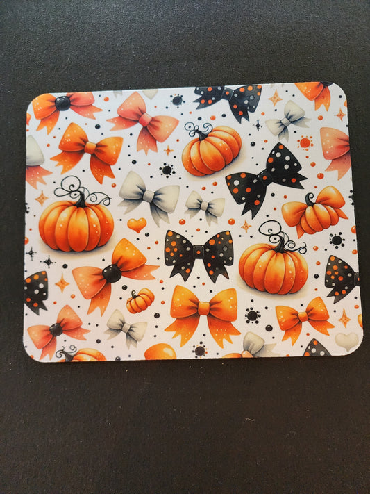 Pumpkins and Bows Mousepad