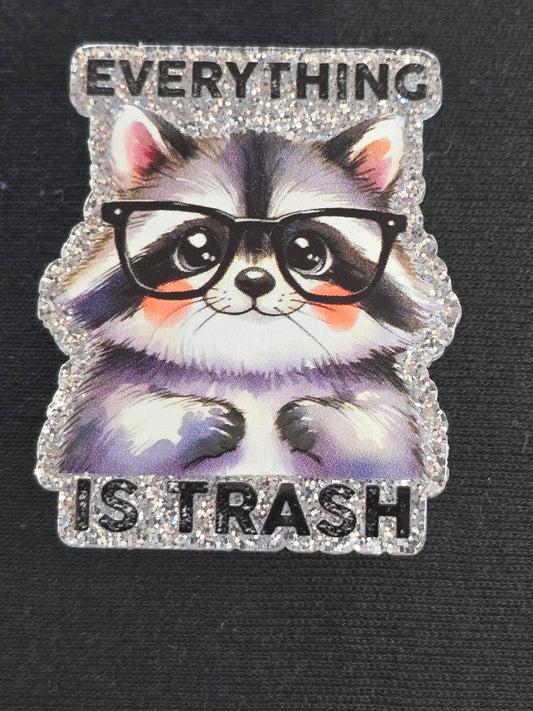 Bogg Bag Charm-Everything is Trash