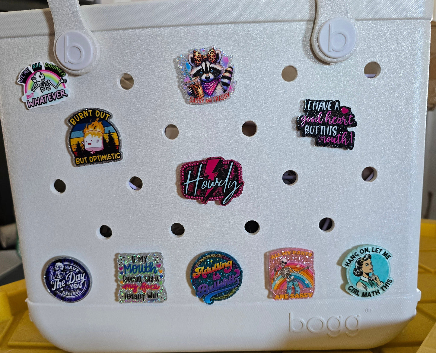 Bogg Bag Charm-Everything is Trash