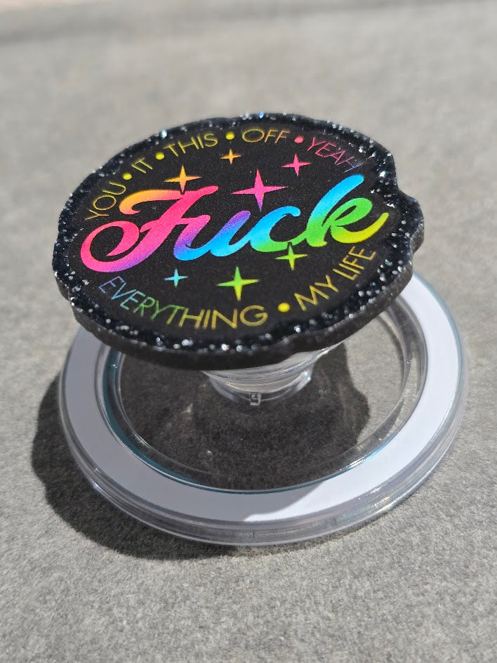 Magnetic Phone Grips – Fuck Everything