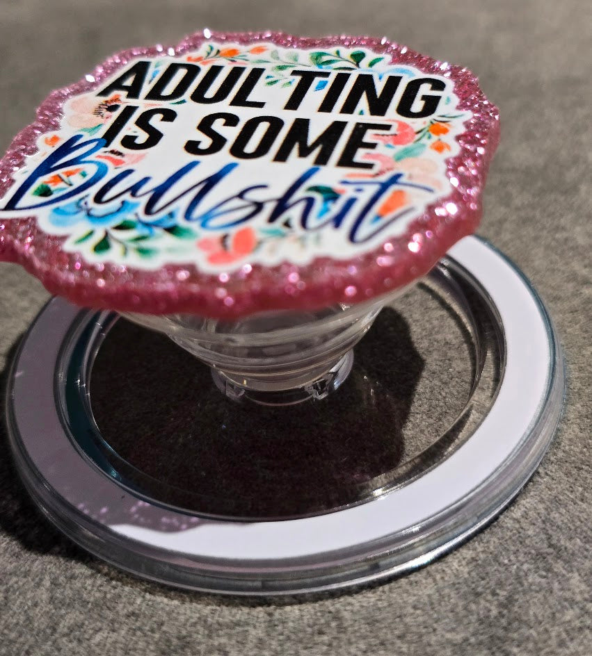 Magnetic Phone Grips – Adulting Is Some Bullshit