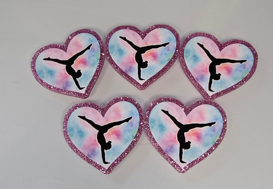 Heart Gymnastics Magnet