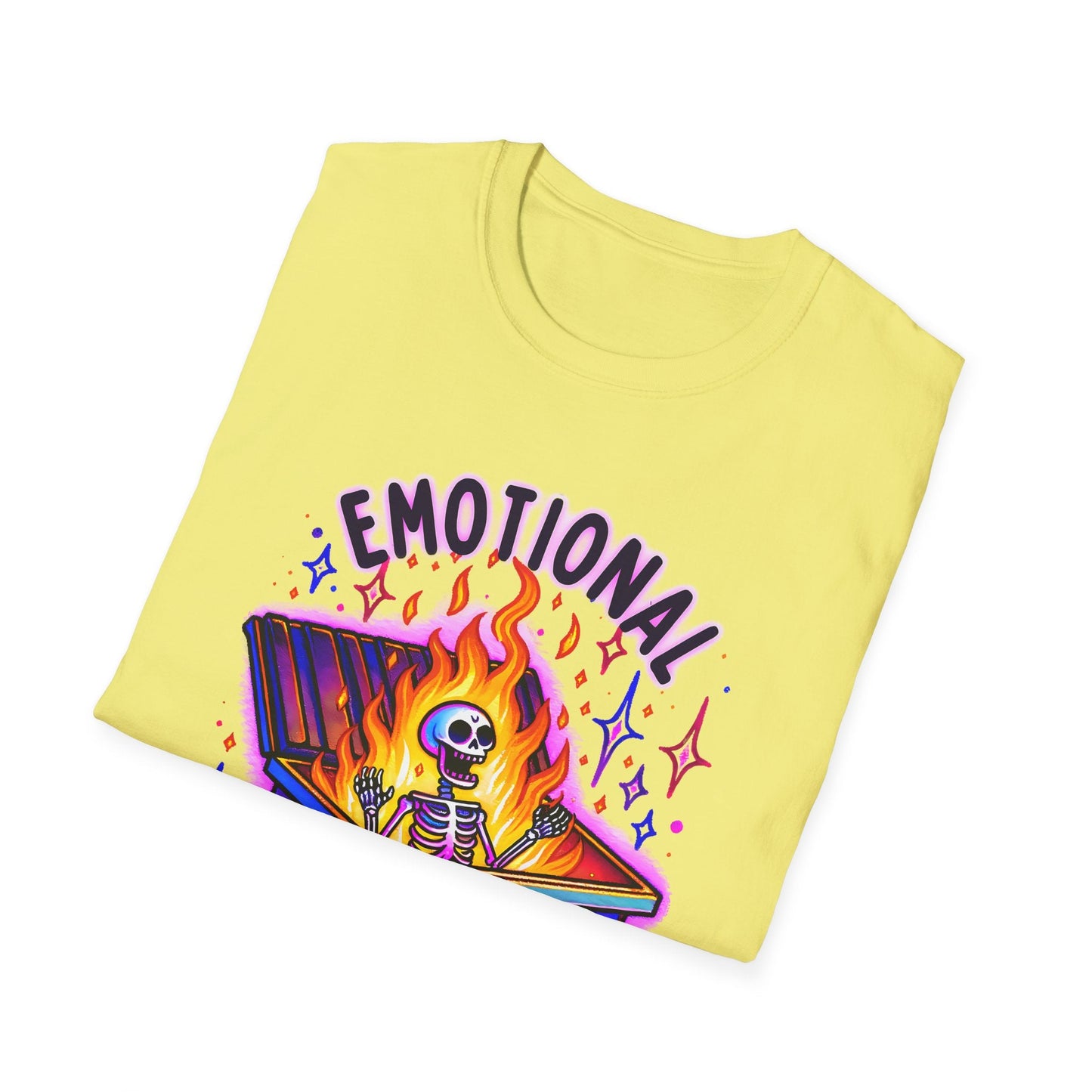 Emotional Dumpster Fire Unisex Softstyle T-Shirt
