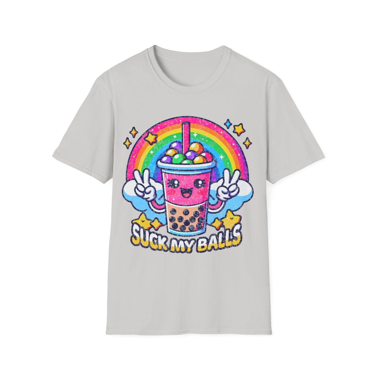 Suck My Balls Boba Tea Unisex Softstyle T-Shirt