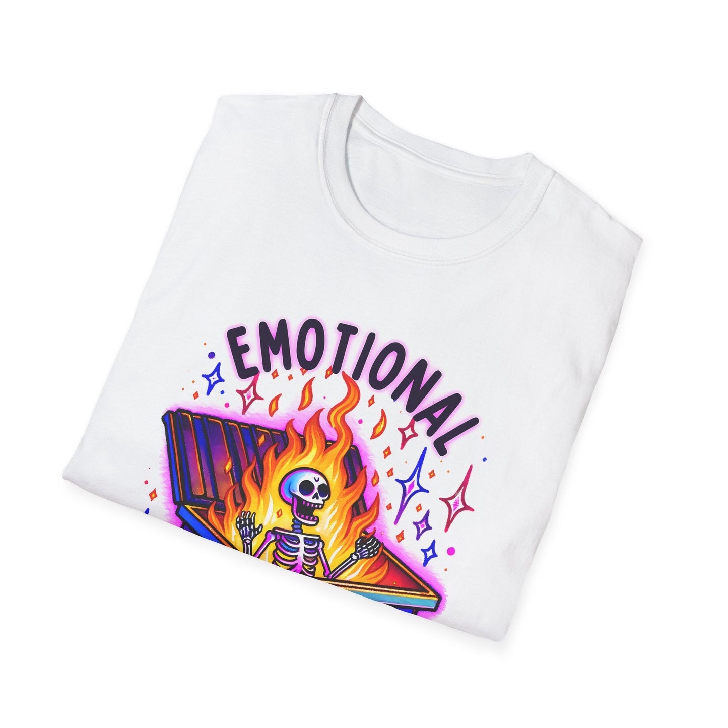 Emotional Dumpster Fire Unisex Softstyle T-Shirt