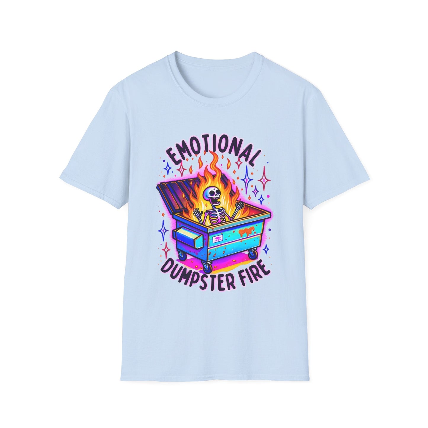 Emotional Dumpster Fire Unisex Softstyle T-Shirt