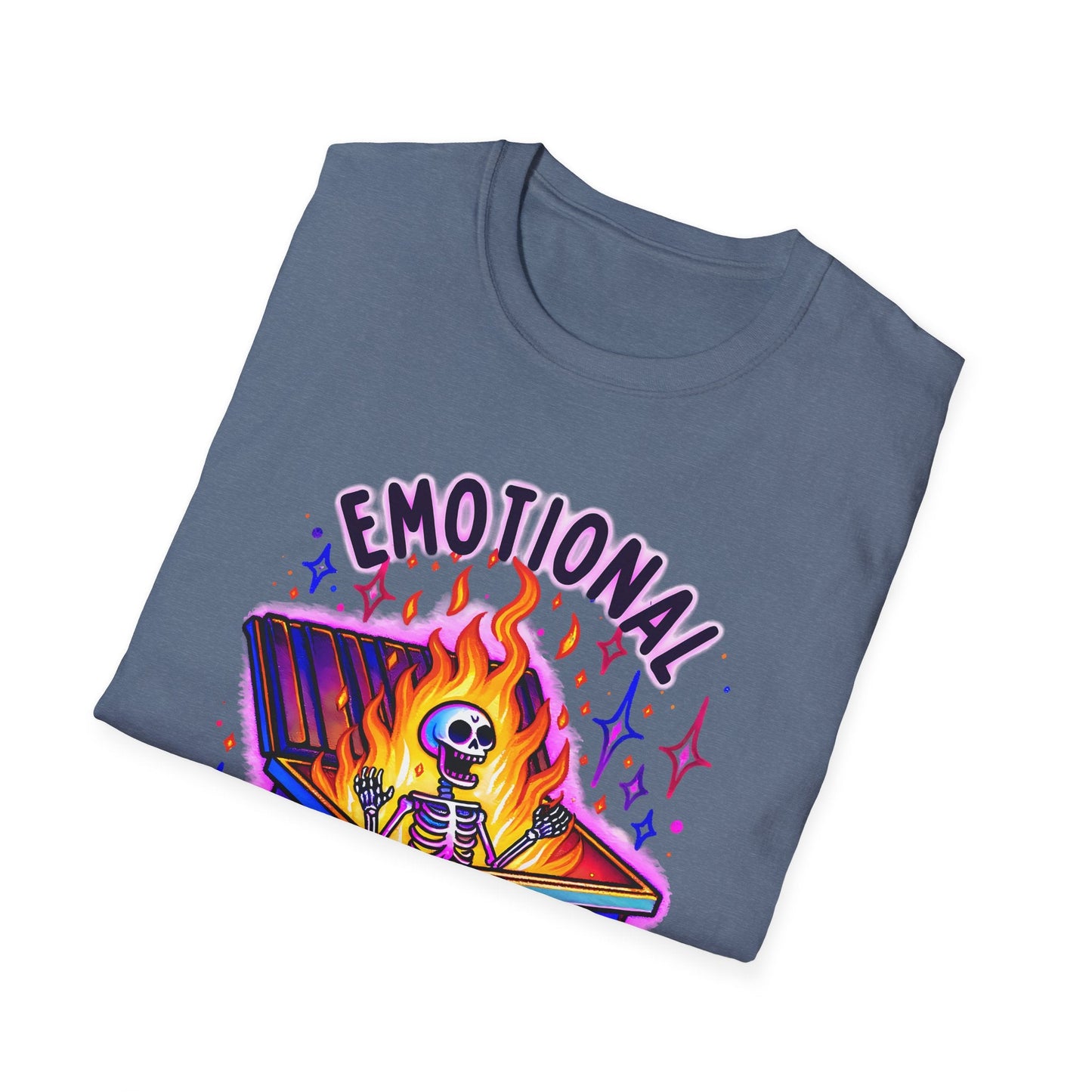 Emotional Dumpster Fire Unisex Softstyle T-Shirt