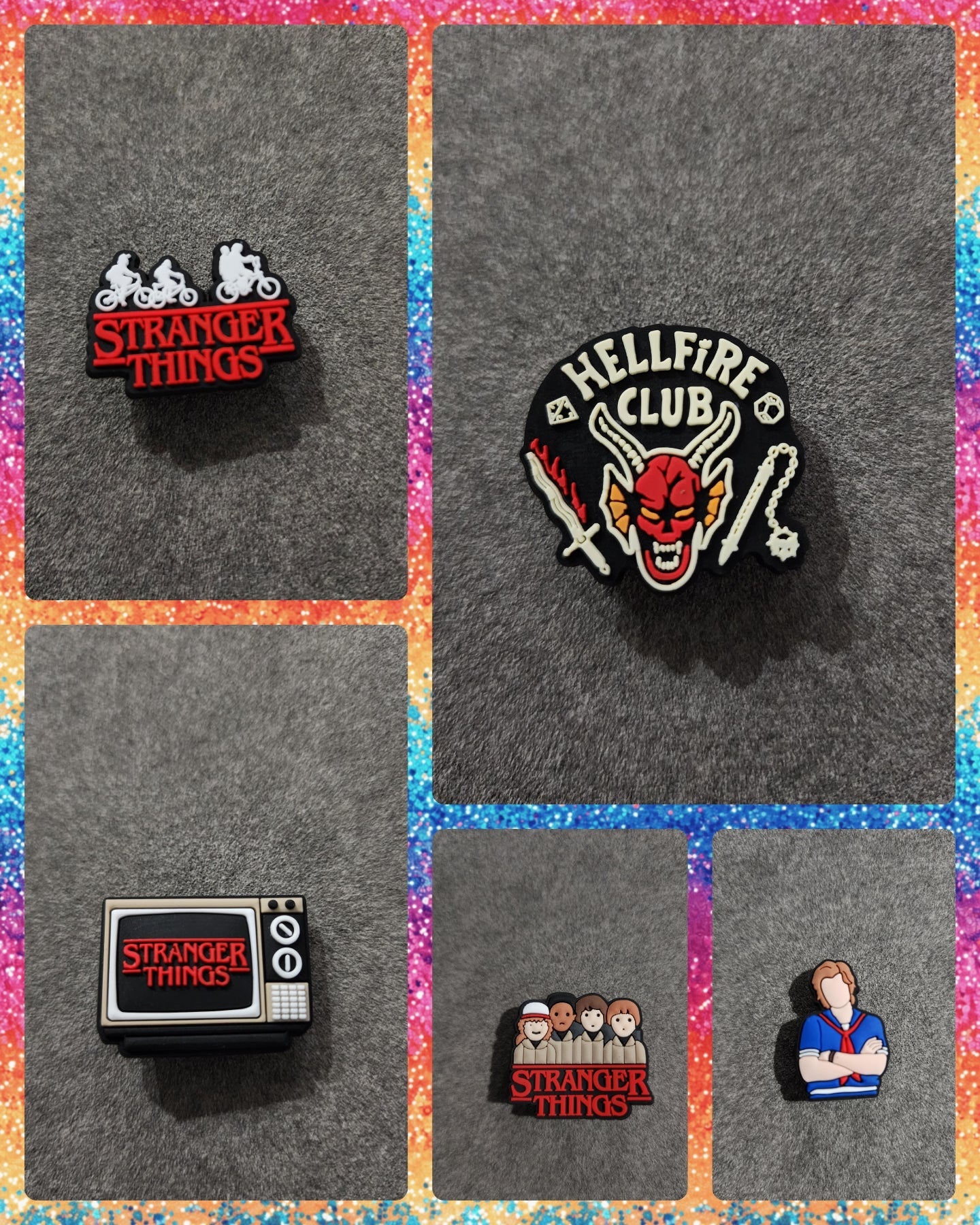 Stranger Things Shoe Charms