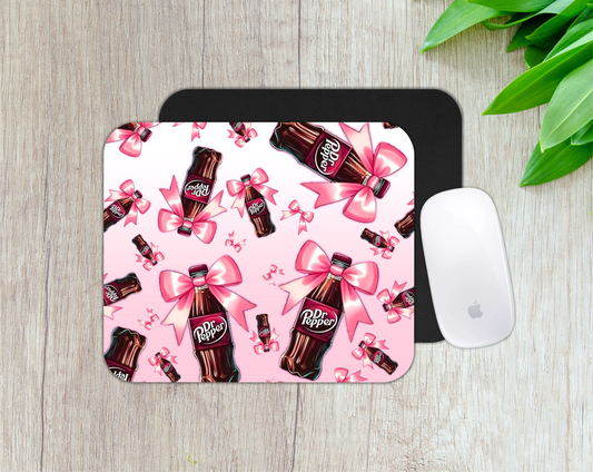 Dr. P and Pink Bows Mousepad