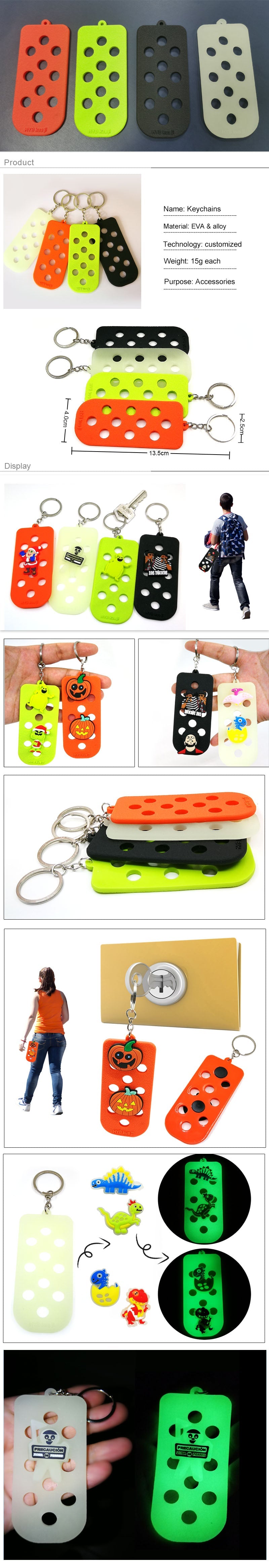 Croc Charm Key Chain