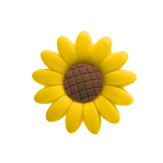 Sunflower Croc Charm