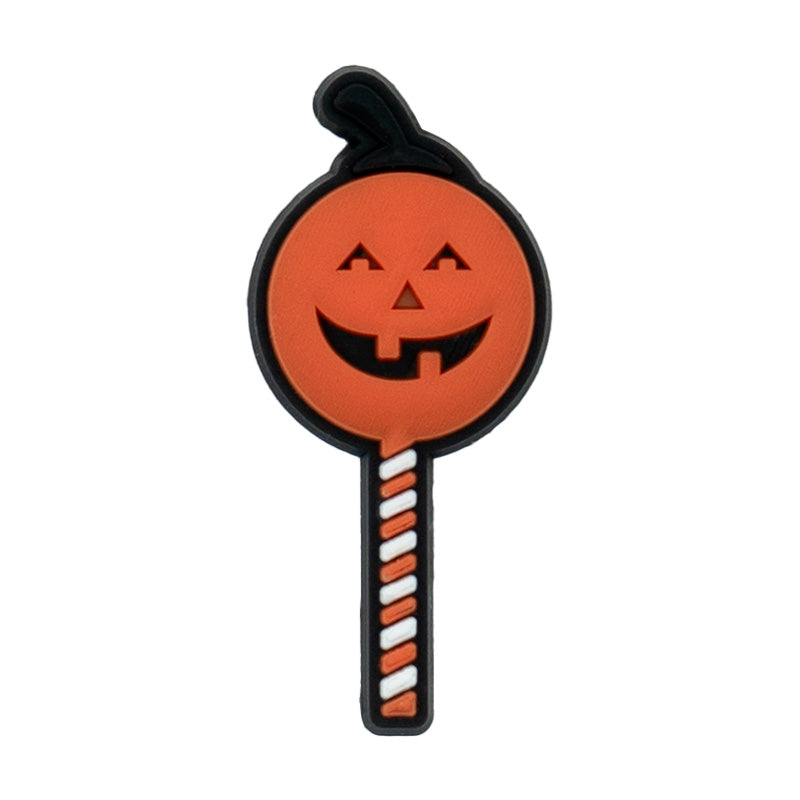 Pumpkin Lolli-Pop Croc Charm