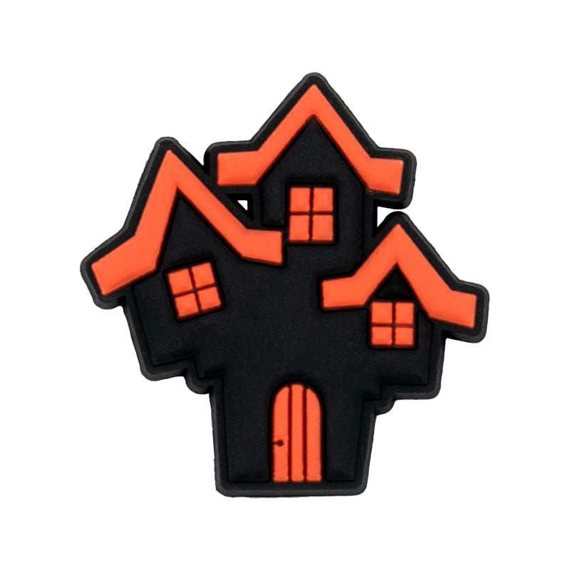 Halloween House Straw Topper