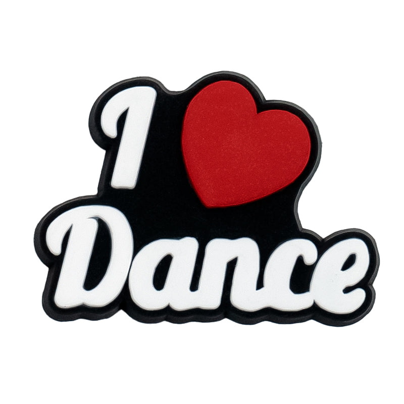 Shoe Charms - I Heart Dance