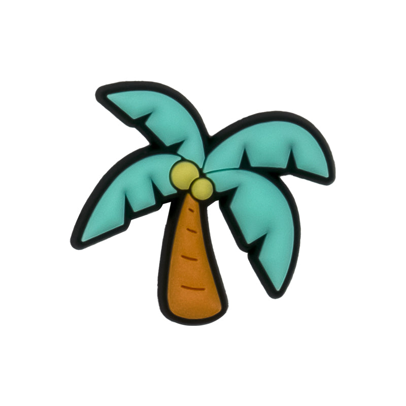Palm Tree Shoe Charm