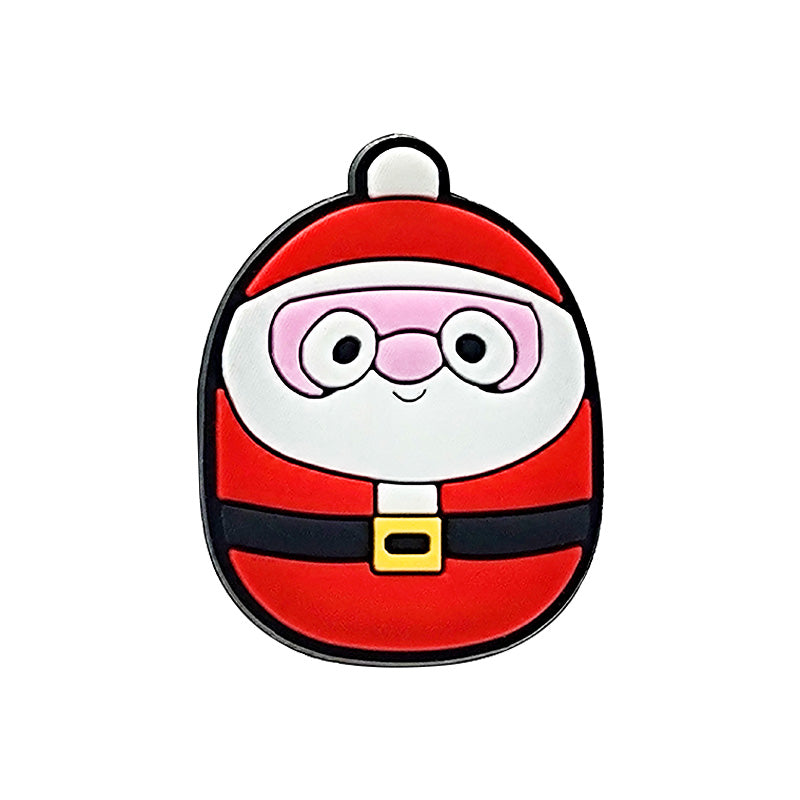 Santa Shoe Charm