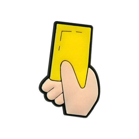 Shoe Charms - Yellow Card