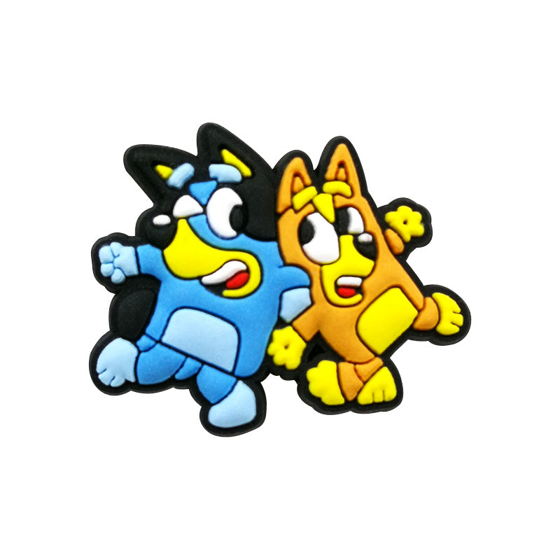 Bluey and Bingo Croc Charm