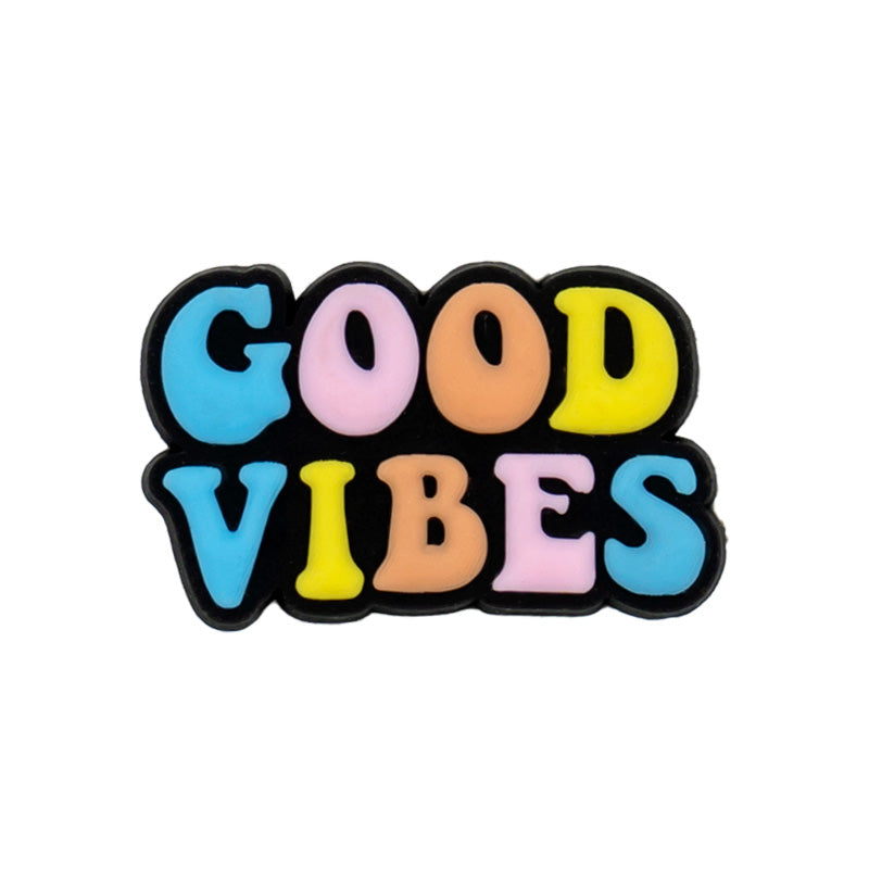 Good Vibes Croc Charm