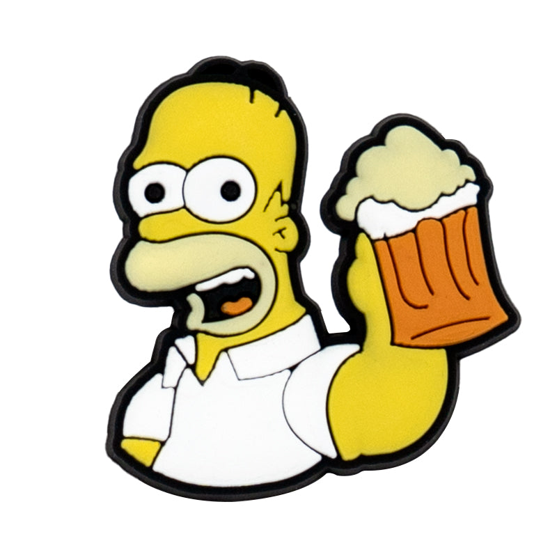 Homer Simpson Shoe Charm