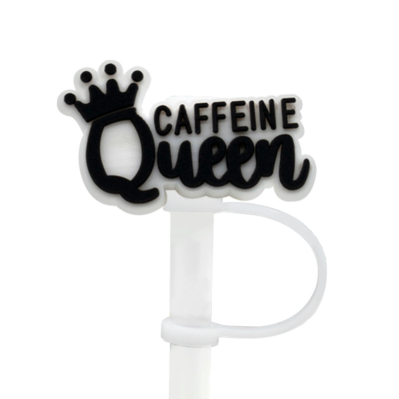 Caffine Queen Straw Topper