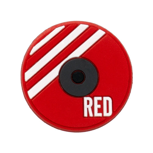 Red CD Straw Topper