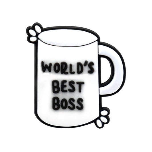 Worlds Best Boss Shoe Charm